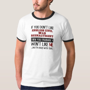 Wenn Ihnen die englische Zivile Kriegserneuerung n T-Shirt