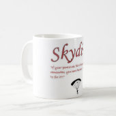 Wenn Ihr Fallschirm versagt, um skydiving Tasse zu (Vorderseite Links)