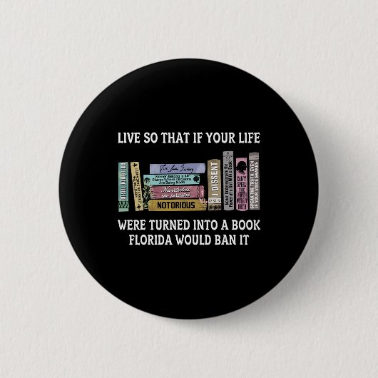 Wenn Ihr Leben in ein Buch verwandelt würde Button (Vorderseite)
