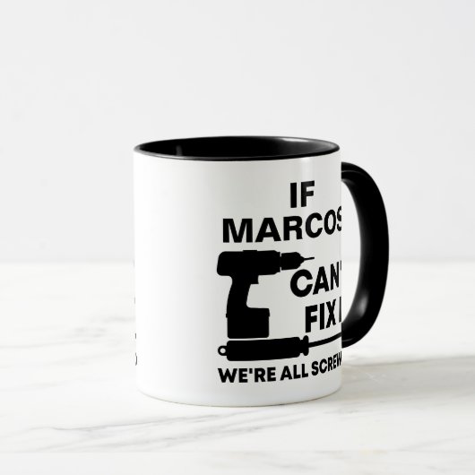 Wenn Ihr Name es nicht reparieren kann, benutzerde Tasse (VorderseiteRechts)