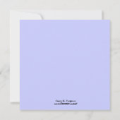 WENN IHR PLAN KONFUZIUS FEIERTAGSKARTE (Rückseite)