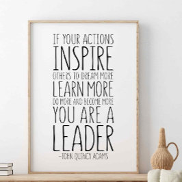 Wenn Ihre Handlungen andere Inspiriert haben, John Poster