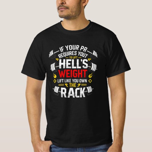 Wenn Ihre pr-gymnastische Motivation mit weißem Te T-Shirt (Vorderseite)