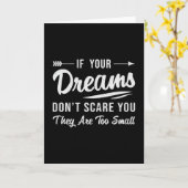 Wenn Ihre Träume Sie nicht stören Sie CEO Geschäft Karte (Gelbe Blume)