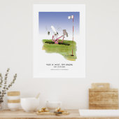 wenn im Zweifel aufhören zu graben, Tony Farfernan Poster (Küche)