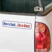 Wenn im Zweifel - Autoaufkleber (Auf Lkw)
