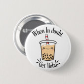Wenn im Zweifel Boba Button (Vorne & Hinten)