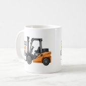 Wenn im Zweifel Honig es aus lustigen Gabelstapler Kaffeetasse (Vorderseite Links)