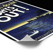 Wenn im Zweifel leuchtet aus! Poster (Ecke)