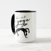 Wenn im Zweifel, Yoga Tasse (Vorderseite Links)