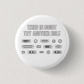 Wenn im Zweifels-Versuch ein anderes Button (Vorderseite)