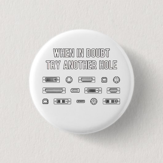 Wenn im Zweifels-Versuch ein anderes Button (Vorderseite)