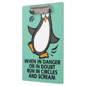 Wenn in der Gefahr oder Zweifels-in der lustigen Klemmbrett (Links)