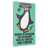 Wenn in der Gefahr oder Zweifels-in der lustigen Klemmbrett (Rechts)