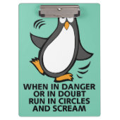 Wenn in der Gefahr oder Zweifels-in der lustigen Klemmbrett (Vorderseite)