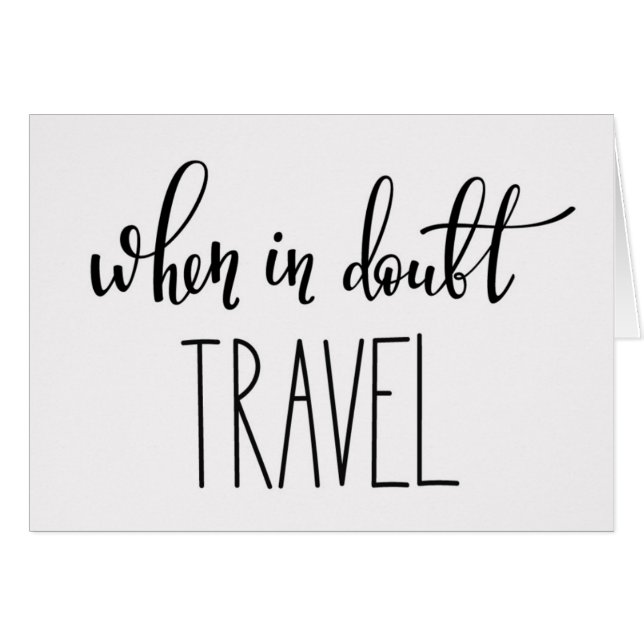 Wenn in der Zweifels-Reise (Vorderseite (Horizontal))