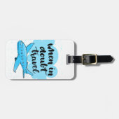 Wenn in der Zweifels-Reise Gepäckanhänger (Vorderseite horizontal)