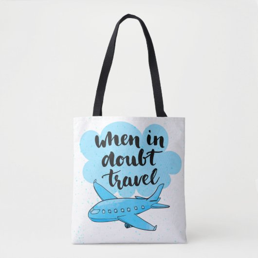 Wenn in der Zweifels-Reise Tasche (Vorderseite)
