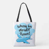 Wenn in der Zweifels-Reise Tasche (Rückseite)