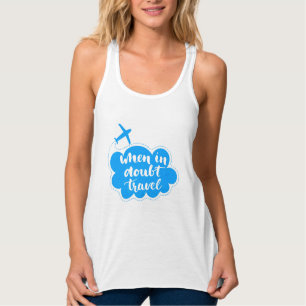Wenn in der Zweifels-Reise-Wolke Tank Top