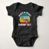 Wenn in Doubt Shrimp Jiu Jitsu Martial Arts Baby Strampler (Vorderseite)