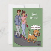Wenn in Rom Flachkarte (Vorderseite)