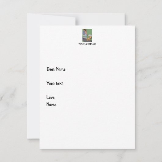 Wenn in Rom Flachkarte (Rückseite)