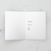 Wenn in Rom geklappte Grußkarte Karte (Innenseite)