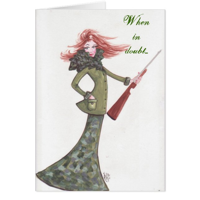 Wenn in Zweifel… - Karte (Vorne)