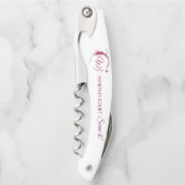 Wenn in Zweifel schrauben Sie es - Fun Monogramm-K Kellnermesser (Vorderseite)