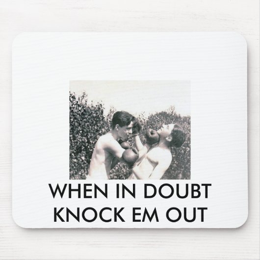 WENN IN ZWEIFELS-SCHLAG-EM HERAUS MOUSEPAD (Vorne)