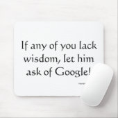 Wenn irgendeine Mannmangelklugheit, gelassen ihm Mousepad (Mit Mouse)