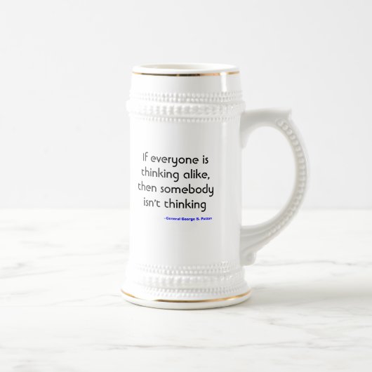 Wenn jeder ebenso denkt, dann ist jemand… bierglas (Rechts)