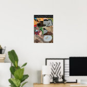 Wenn jeder Kaffeetrinker von Roseschreibt Poster (Heimbüro)