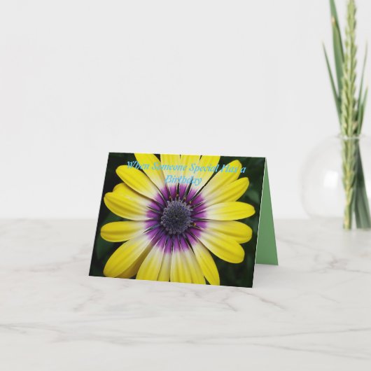 Wenn jemand Besonderes Geburtstag hat Karte (Vorderseite)