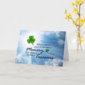 Wenn jemand, den du allein bist, Kleeblatt Karte (Gelbe Blume)