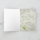 Wenn jemand, den Sie Liebe haben, ein geschätzter Karte (Innenseite)