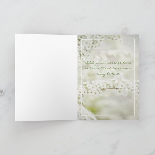 Wenn jemand, den Sie Liebe haben, ein geschätzter Karte (Innenseite)