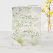 Wenn jemand, den Sie Liebe haben, ein geschätzter Karte (Gelbe Blume)