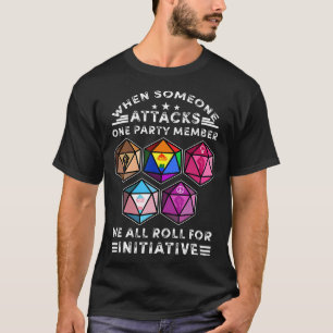 Wenn jemand ein Party angreift T-Shirt