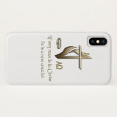 Wenn jemand in Christus ist, ist er eine neue Schö Case-Mate iPhone Hülle (Rückseite (Horizontal))