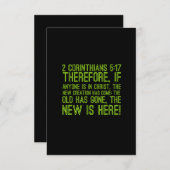 Wenn jemand in der Christlichen Bibel Jesus Christ Dankeskarte (Vorne/Hinten)