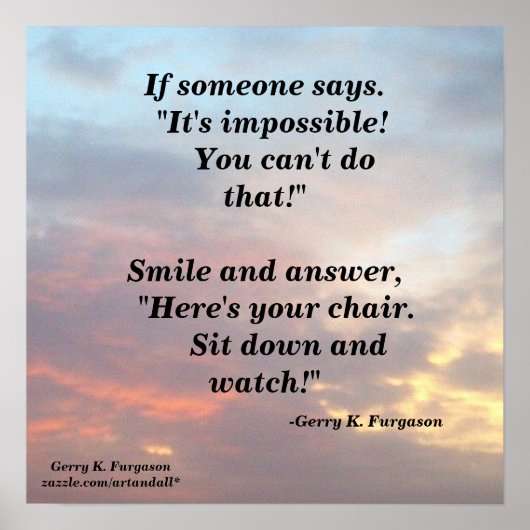 WENN JEMAND POSTER SAGT (Vorne)