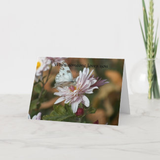 Wenn jemand Sie Liebe Karte