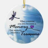 Wenn jemand Sie Liebe, Libelle Keramikornament (Vorne)