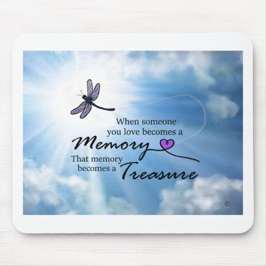 Wenn jemand Sie Liebe, Libelle Mousepad (Vorne)