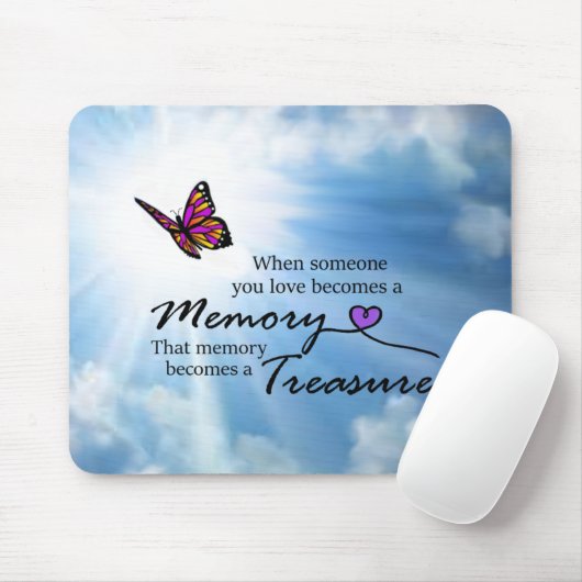 Wenn jemand Sie Liebe, Schmetterling Mousepad (Mit Mouse)