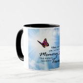 Wenn jemand Sie Liebe, Schmetterling Tasse (Vorderseite Links)