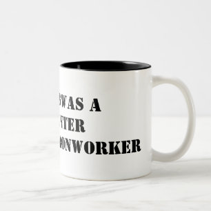 wenn Jesus war, war ein Tischlergott ein Zweifarbige Tasse