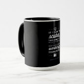 Wenn kann nicht scuba dann arbeiten auf Kostümgesc Tasse (Vorderseite Links)